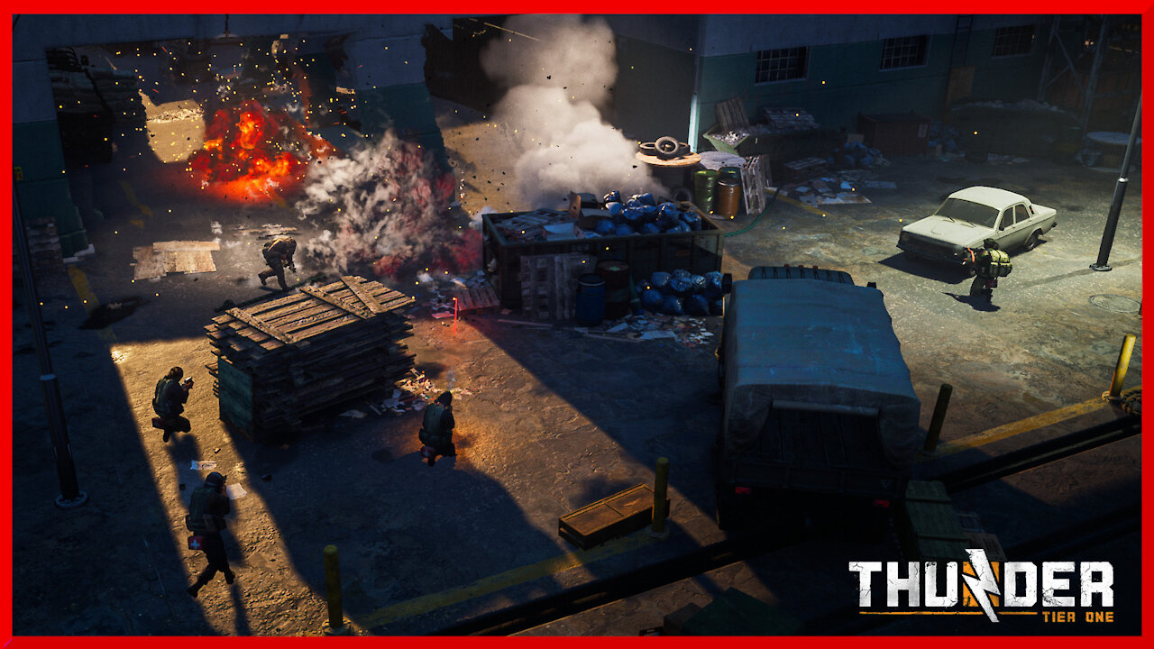 First Look at Thunder Tier One Coop Gameplay! A Top Down Tactical Shooter