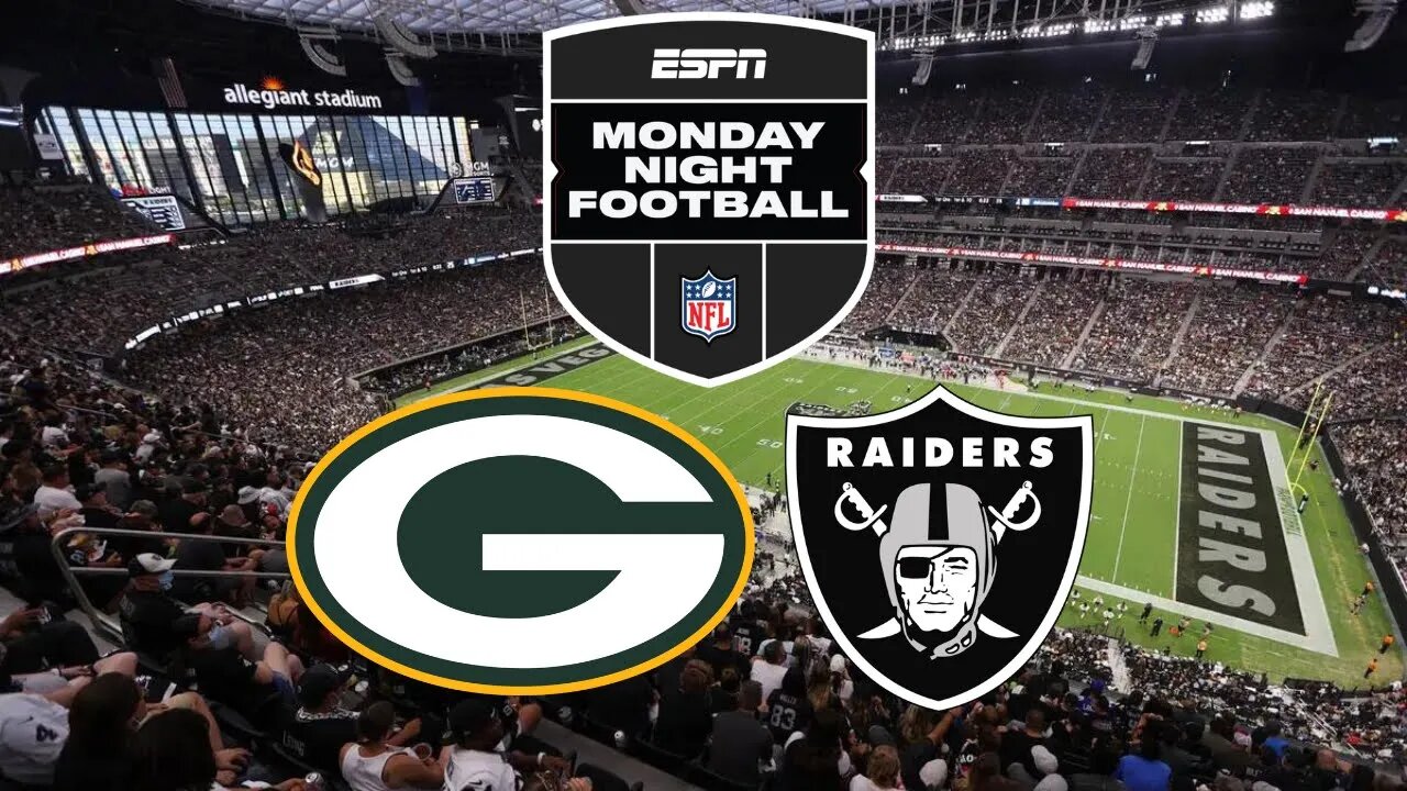 Packers @ Raiders: MNF LIVE REACTION & COMMENTARY #nfl #mnf #packers #raiders