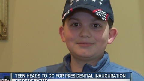 Niagara Falls teen heads to DC for presidential inauguration