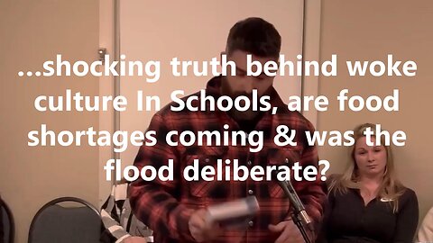 …shocking truth behind woke culture In Schools, are food shortages coming?