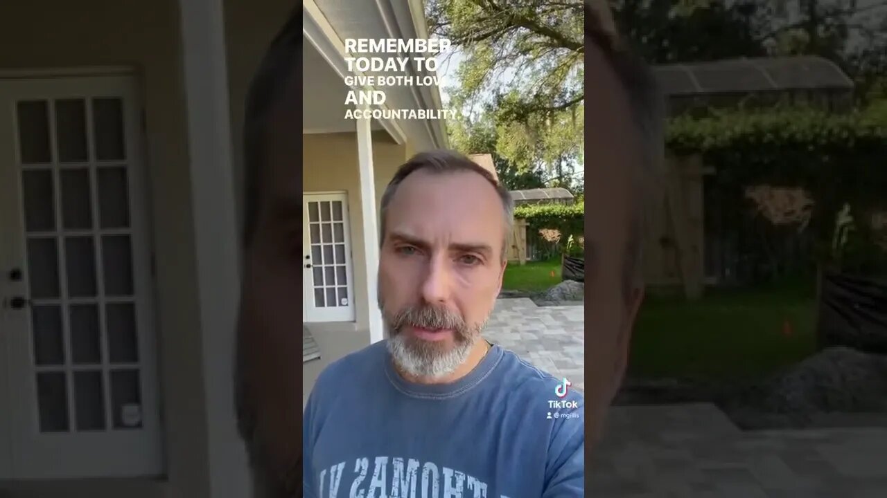 Remember to give both love and accountability today. #mattgillis