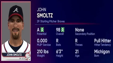 How To Create John Smoltz MLB The Show 22