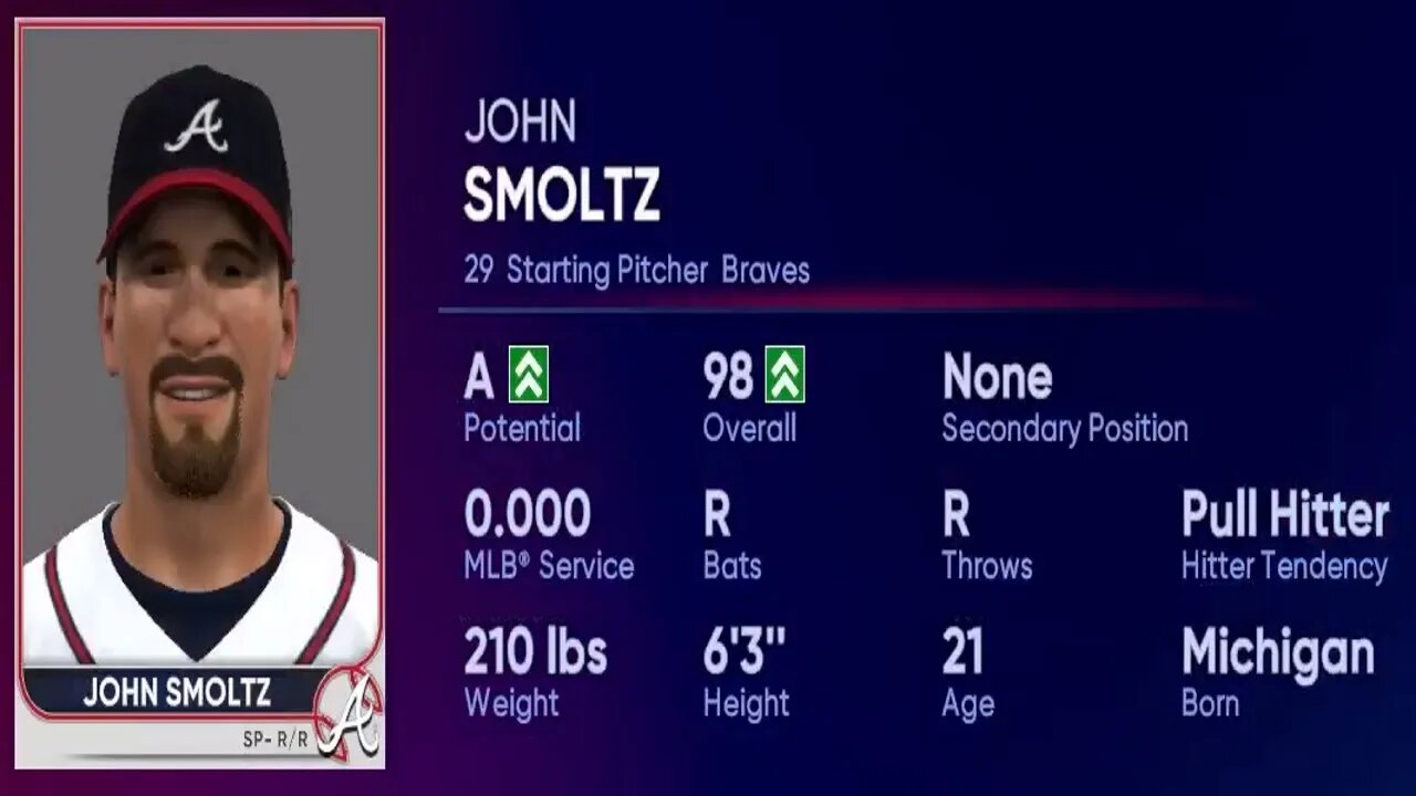 How To Create John Smoltz MLB The Show 22