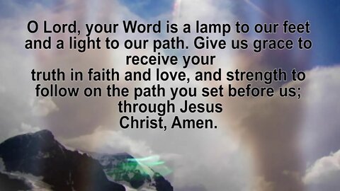 11 19 #8 Prayer of Illumination
