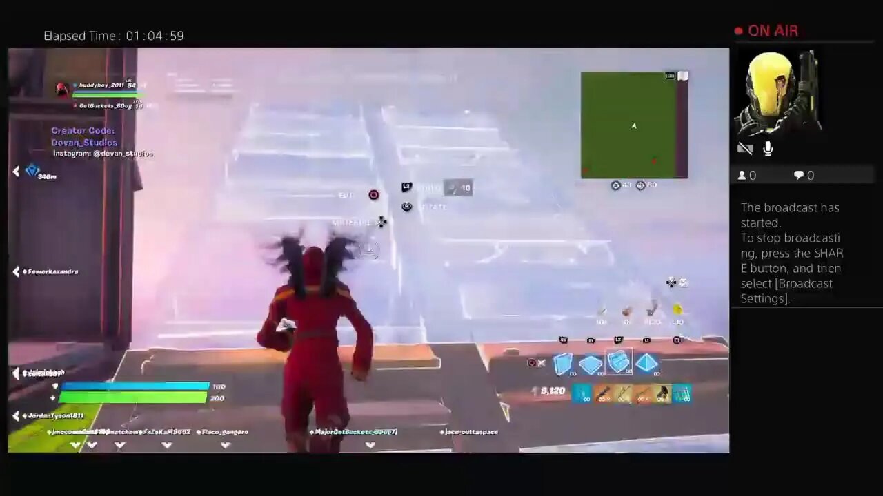 Playing fortnite till 8:00 o'clock with Max