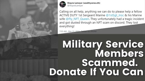 Spreading The Word: Servicemembers Scammed, Help If You Can