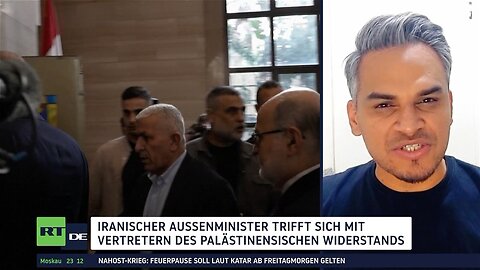 Iranischer Außenminister trifft sich mit Vertetern des palästinensichen Widerstands