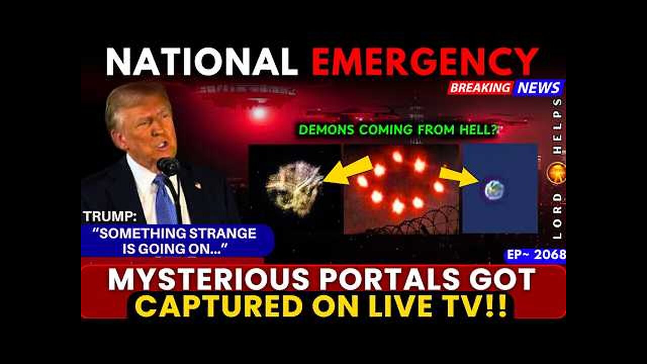 Drone panic in the United States and mysterious gates opened in the world, what happens next, watch now