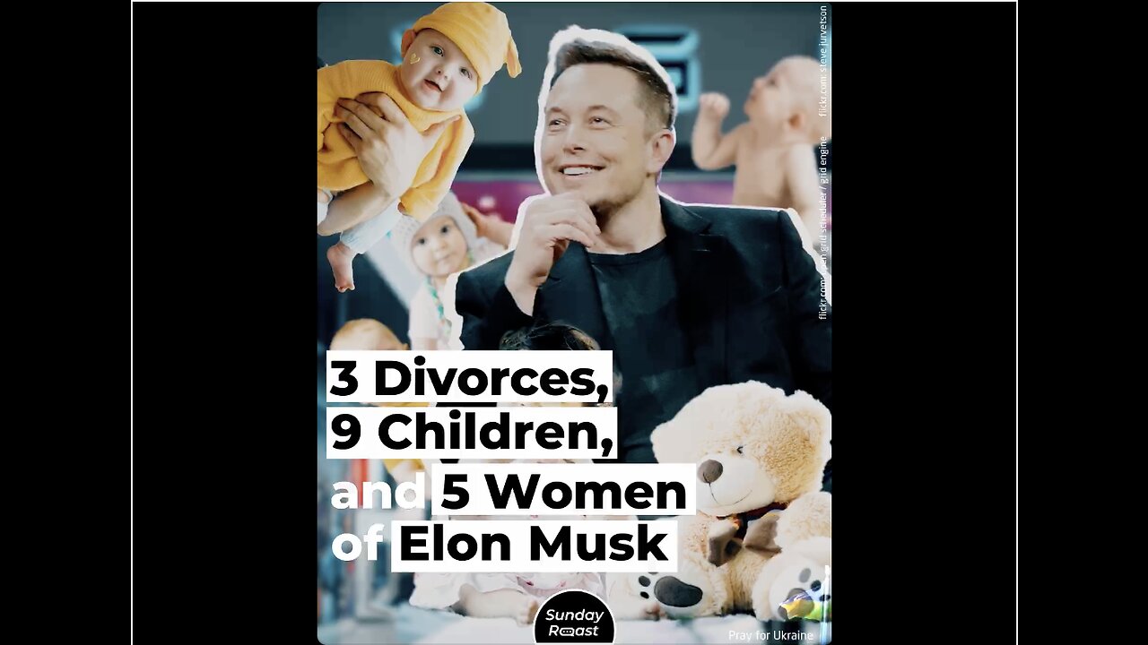 3 Divorces, 9 Children, and 5 Women of Elon Musk