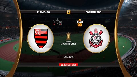 Libertadores 2022 - Flamengo x Corinthians | Quartas de finais (Volta) | FIFA 22 SIMULAÇÃO