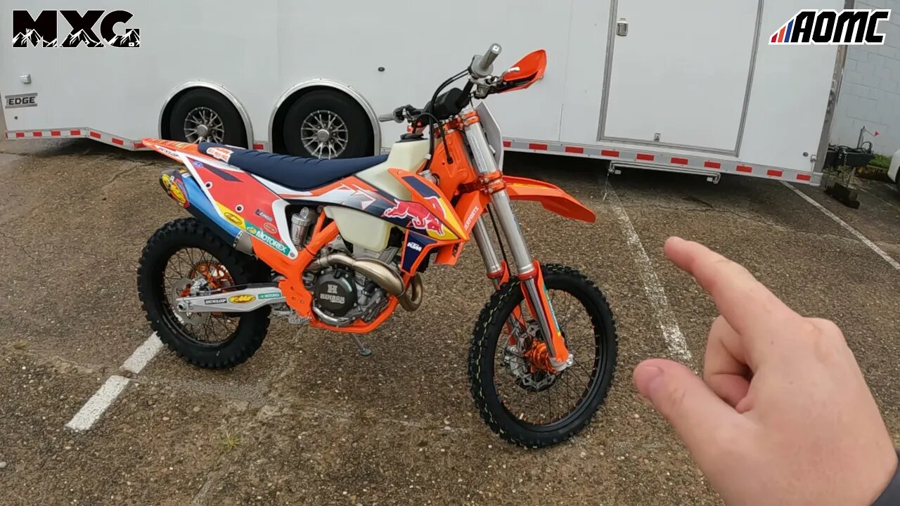 2022 KTM 350 XC-F Factory Edition Walkaround and Engine Start