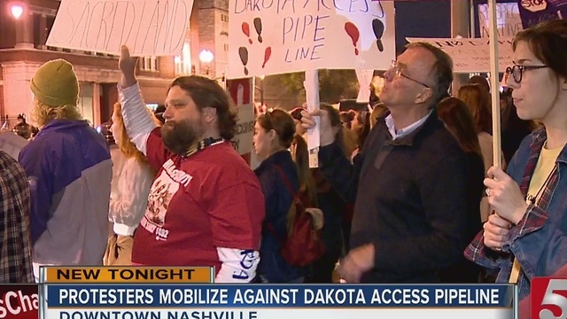 Protesters Stand Against Dakota Access Pipeline