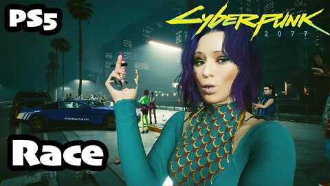 Cyberpunk 2077 | Part (15) Racing with Claire at City Center [PS5 1.5 Female V CORPO]