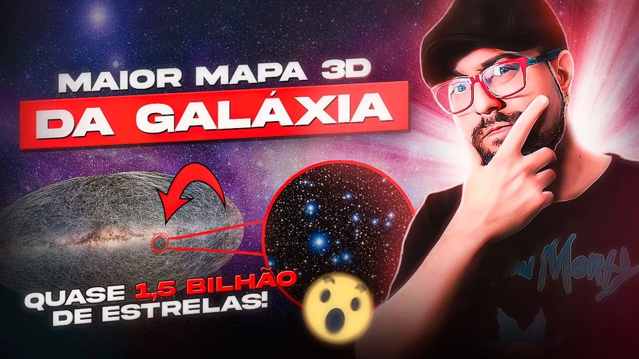 UM INCRÍVEL MAPA REAL DA GALÁXIA!