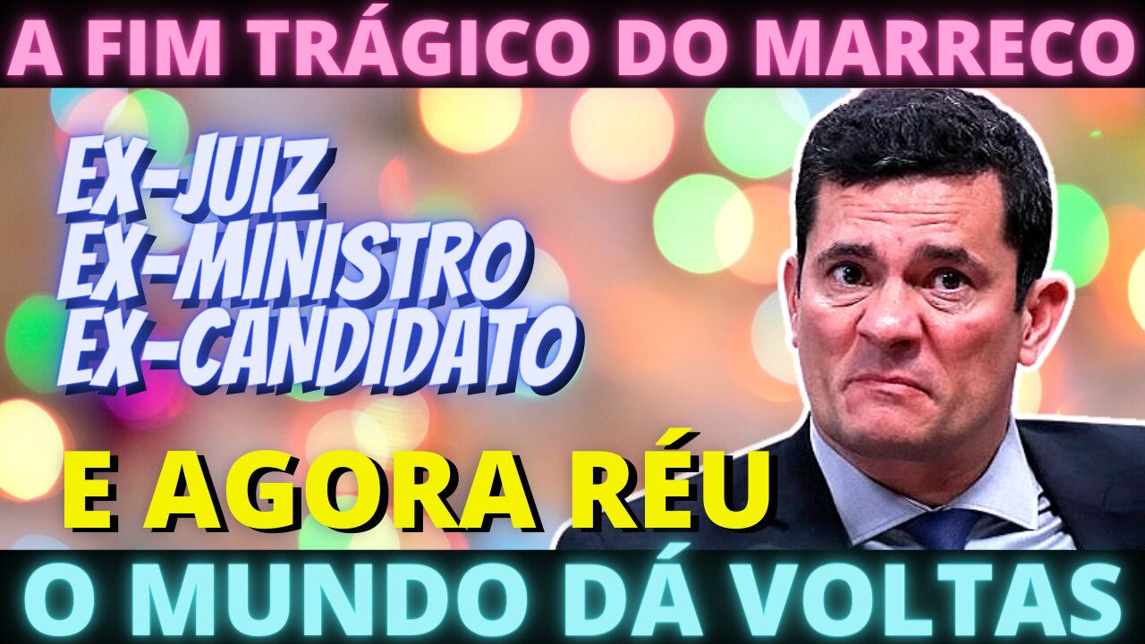 QUEM DIRIA - Sérgio Moro vira réu em ação do PT por prejuízos à Petrobras