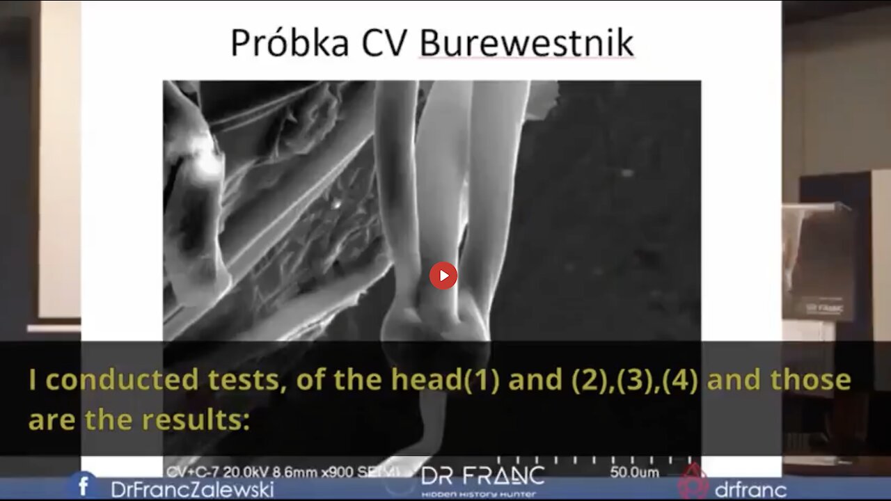 DR. FRANC ZALEWSKI - THE THING ! ANOTHER 'LIFE FORM' IN THE COVID VAX VIALS (ENGLISH SUBS)