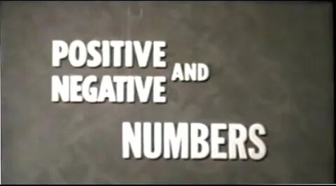 Rules for Positive and Negative Numbers