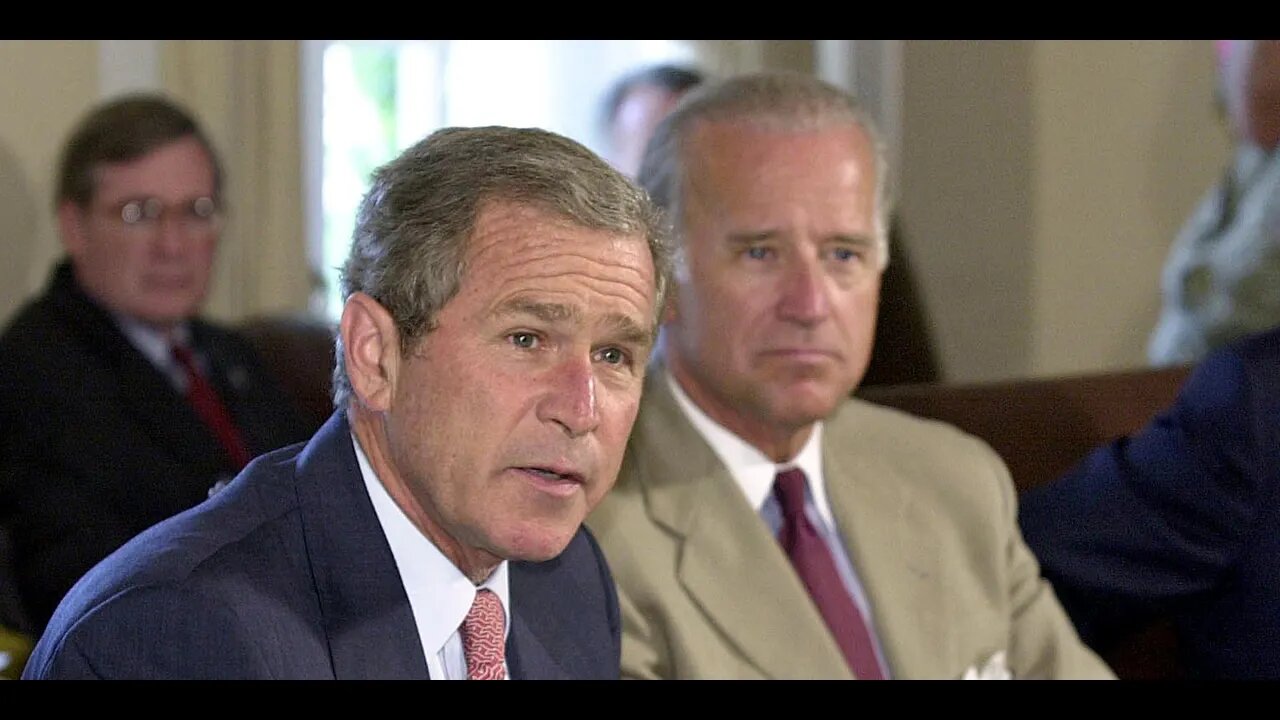 George Bush, Joe Biden, and Iraq. A bi-partisan war crime.