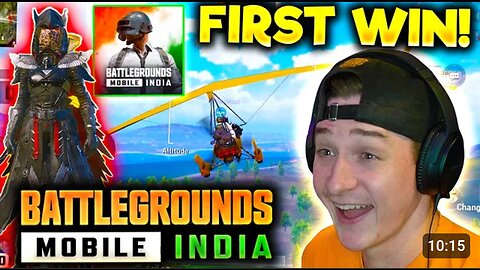 My first game on BGMI India