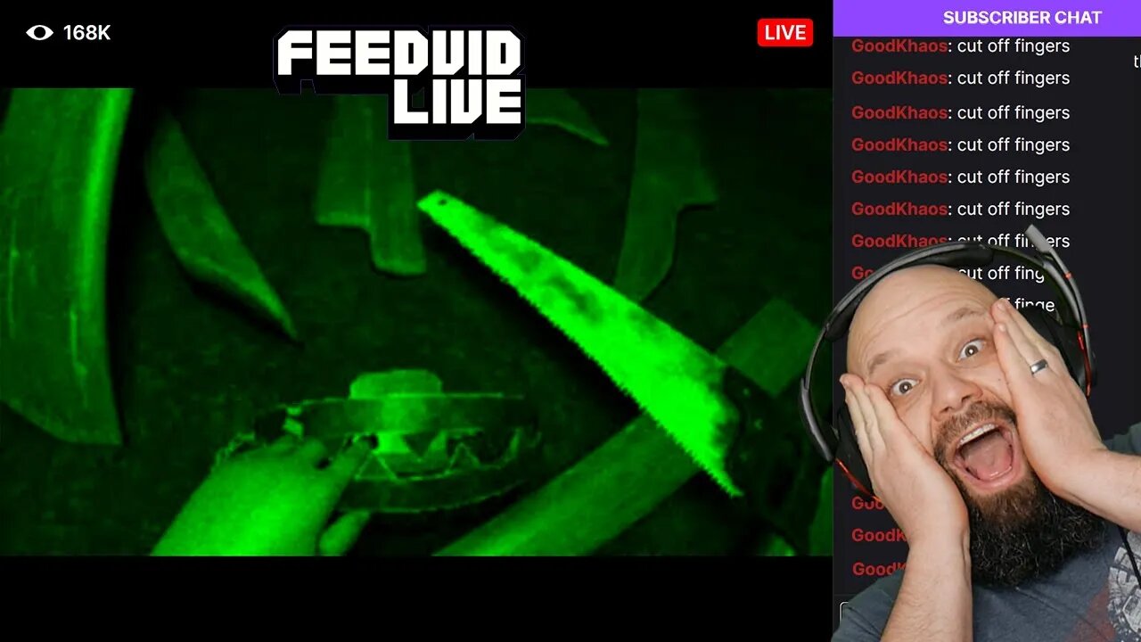 Chat Becomes Puppet Master! Feedvid Live! A Disturbing Stream!