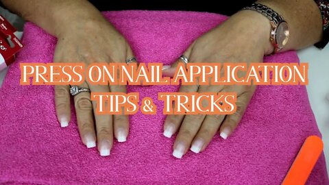 PRESS ON NAIL APPLICATION WITH GLUE - TIPS & TRICKS l Sherri Ward