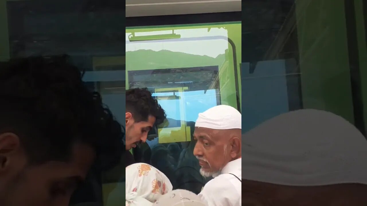 Mina: towards train | #hajj #mina #train