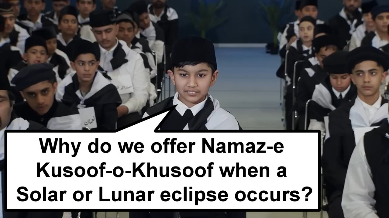 Why do we offer Namaz-e Kusoof-o-Khusoof when a Solar or Lunar eclipse occurs?