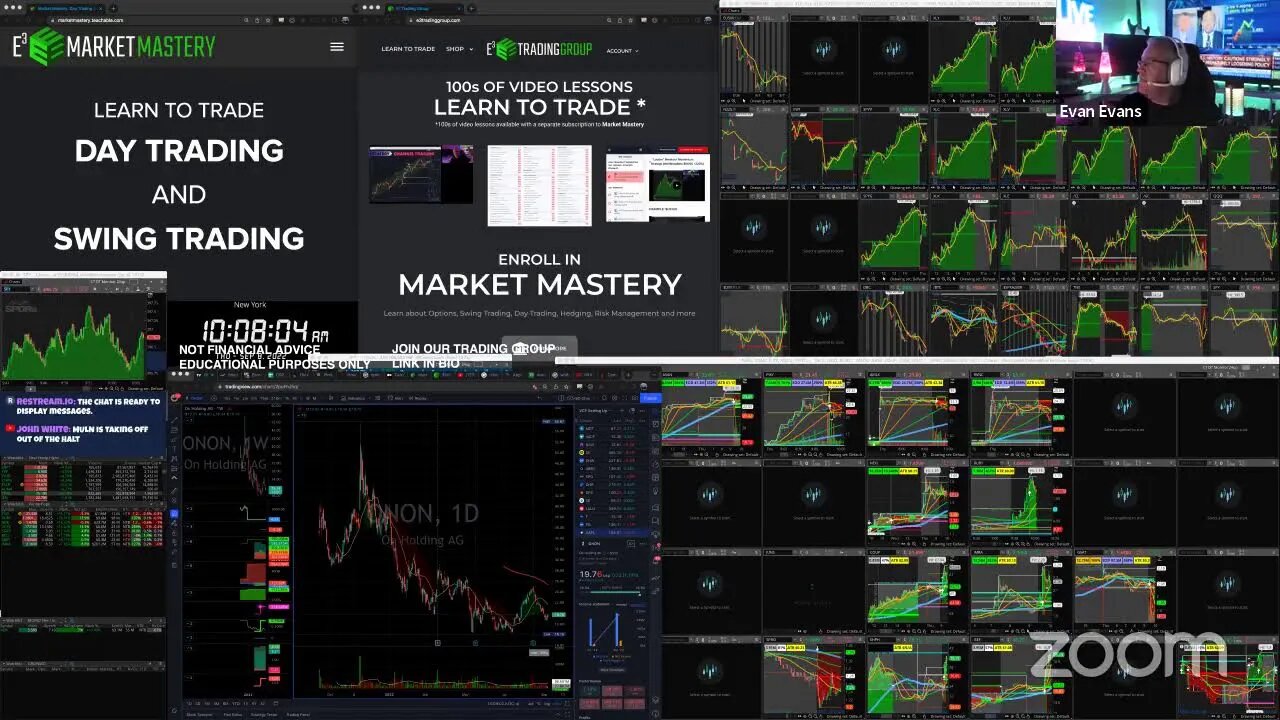 LIVE: Trading & Market Analysis | FED TALK & $PIXY $RMLX