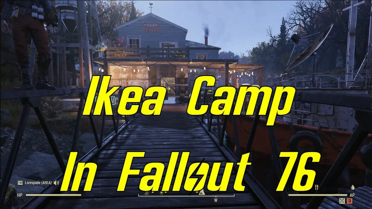 A Fallout 76 Ikea Camp That Makes You Want Investigate Weird Illegal Weapons