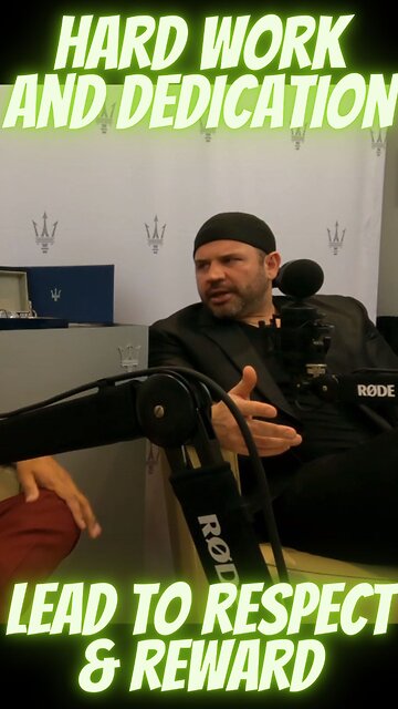 Hard Work And Dedication Lead To Respect And Reward!