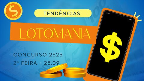 Tendências concurso 2525 da Lotomania