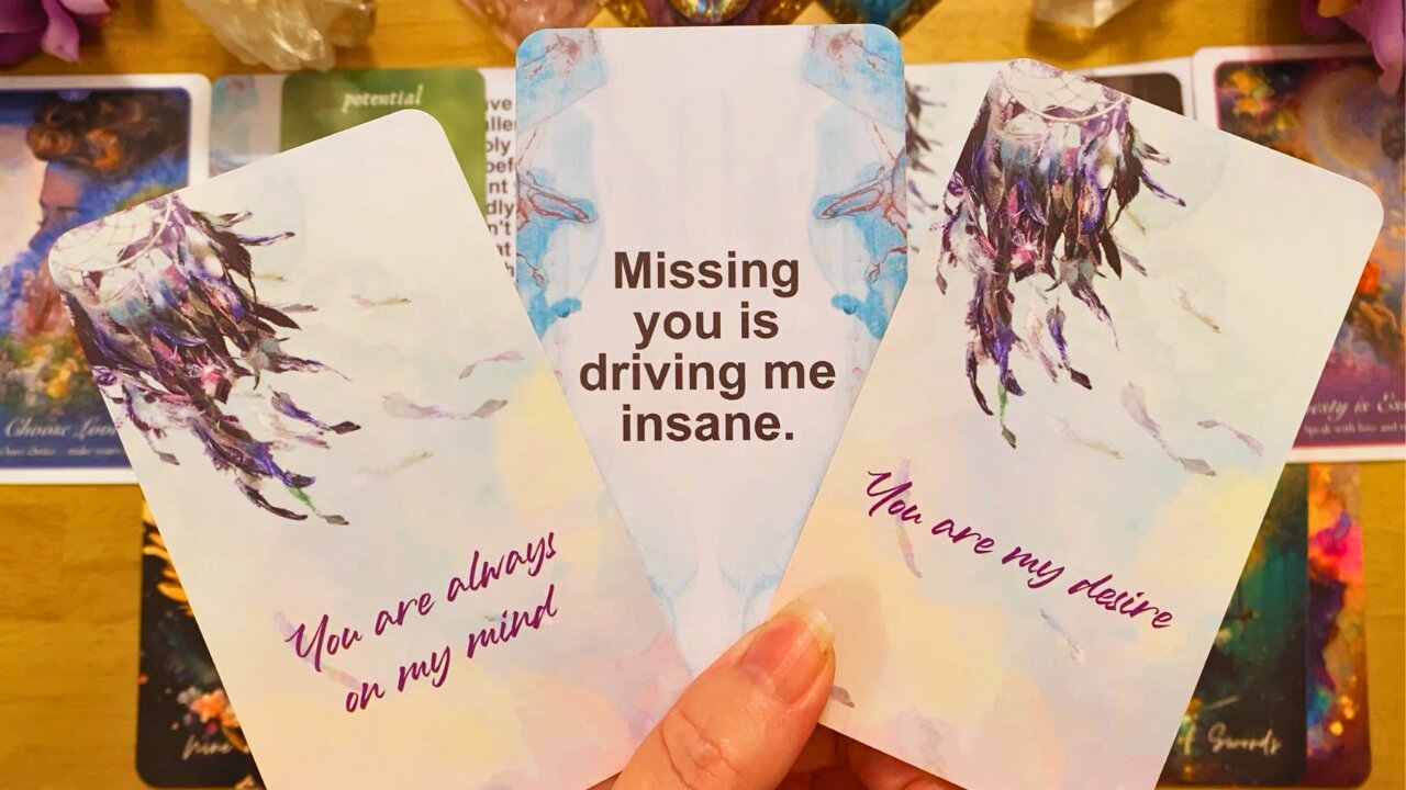 MISSING YOU IS DRIVING ME INSANE 🤩 I DESIRE YOU! 💜 (TWIN FLAME SOULMATE SP) LOVE READING