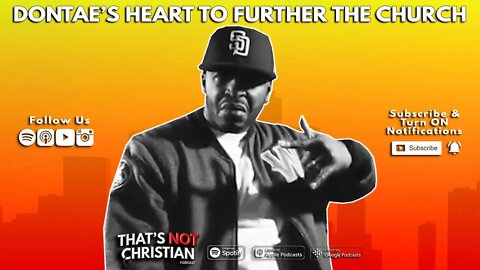 My Goal Is That Every Man Leave Here And Further The Church -DONTAE