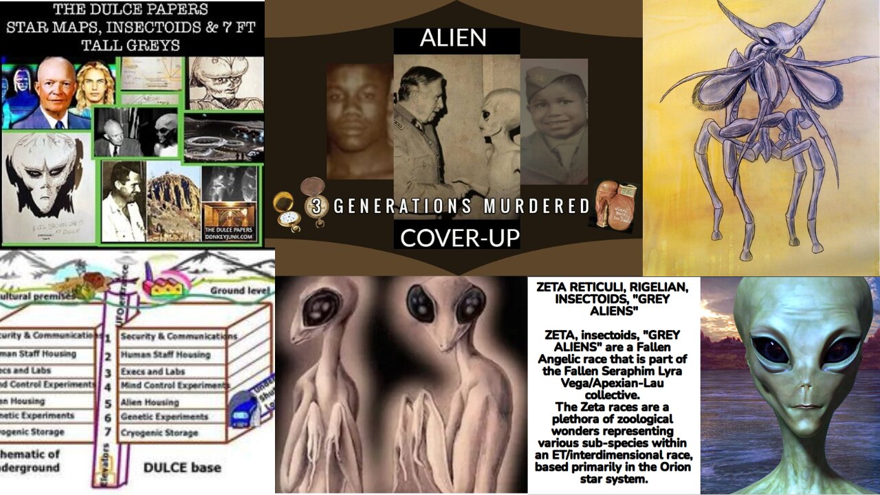 🛸👽🛸MASSIVE ALIEN REVEAL: The Dulce Papers- Browns, Greys, Insectoids=WOW! TruthBombs Galore!!!🌟💣🌟