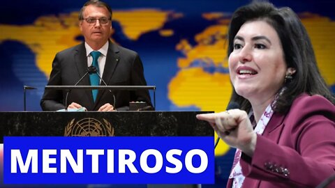 💥 BOLSONARO MENTE MAIS UMA VEZ NA ONU E SIMONE TEBET DESMASCARA MOLEQUE NA CPI!