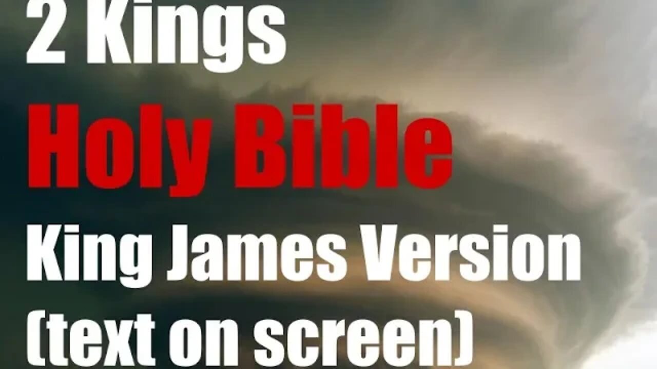2 Kings 11 + 12 King James Version (Bible Audio 2022 KJV)