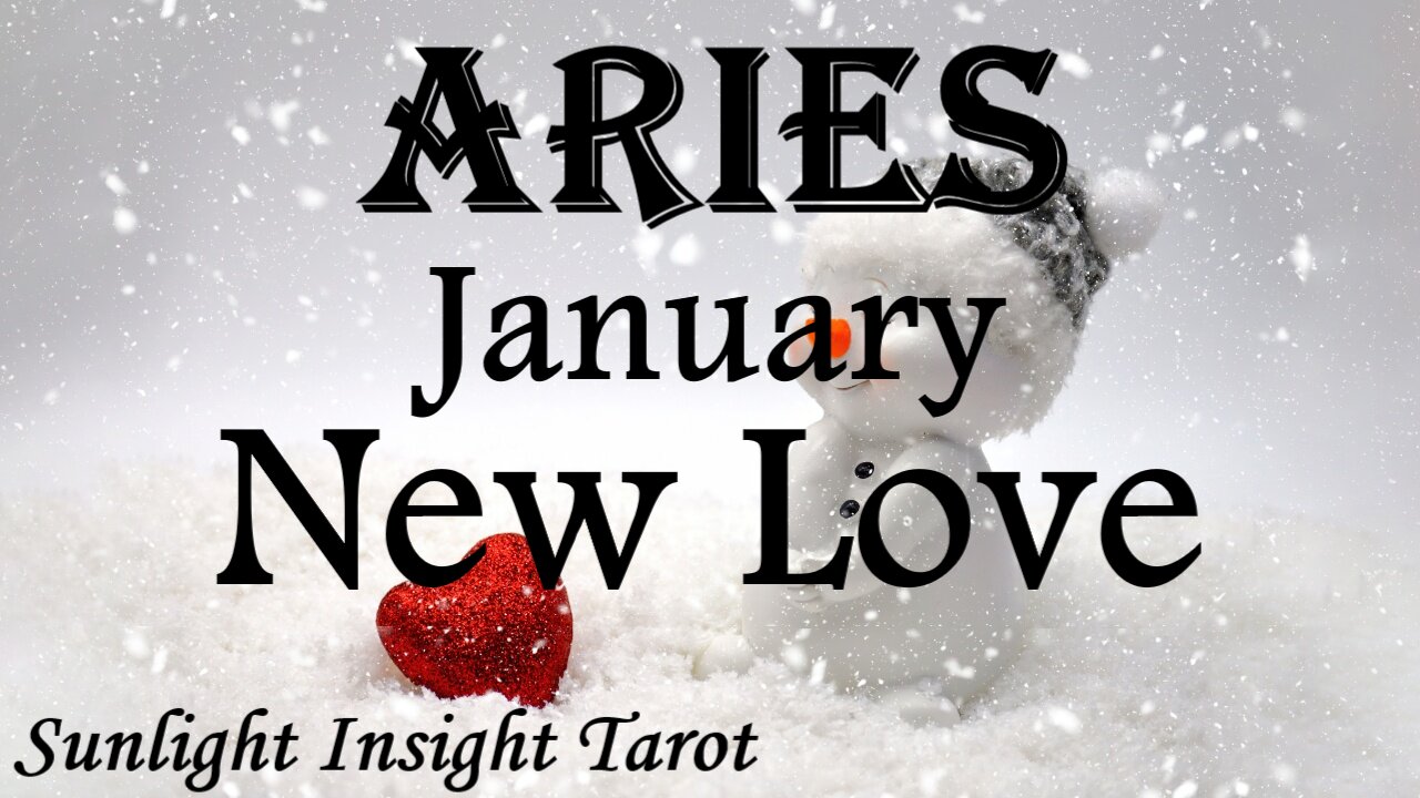 ARIES♈ They Have A Purpose in Your Life!💝 It Becomes Clear, Platonic To Passion!❤️‍🔥January New Love