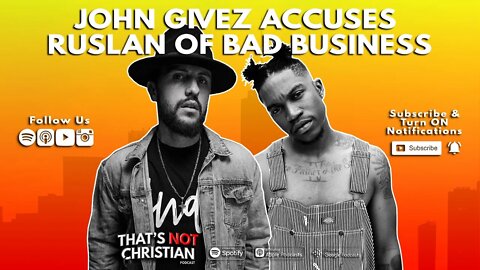 JOHN GIVEZ Accuses RUSLAN of Bad Business feat THE CREW'S HIP HOP CORNER