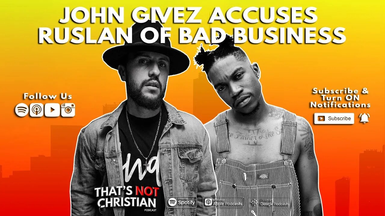 JOHN GIVEZ Accuses RUSLAN of Bad Business feat THE CREW'S HIP HOP CORNER