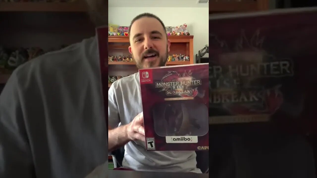 Monster Hunter Rise Sunbreak Collector’s EditionUnboxing #shorts #monsterhunterrisesunbreak #amiibo