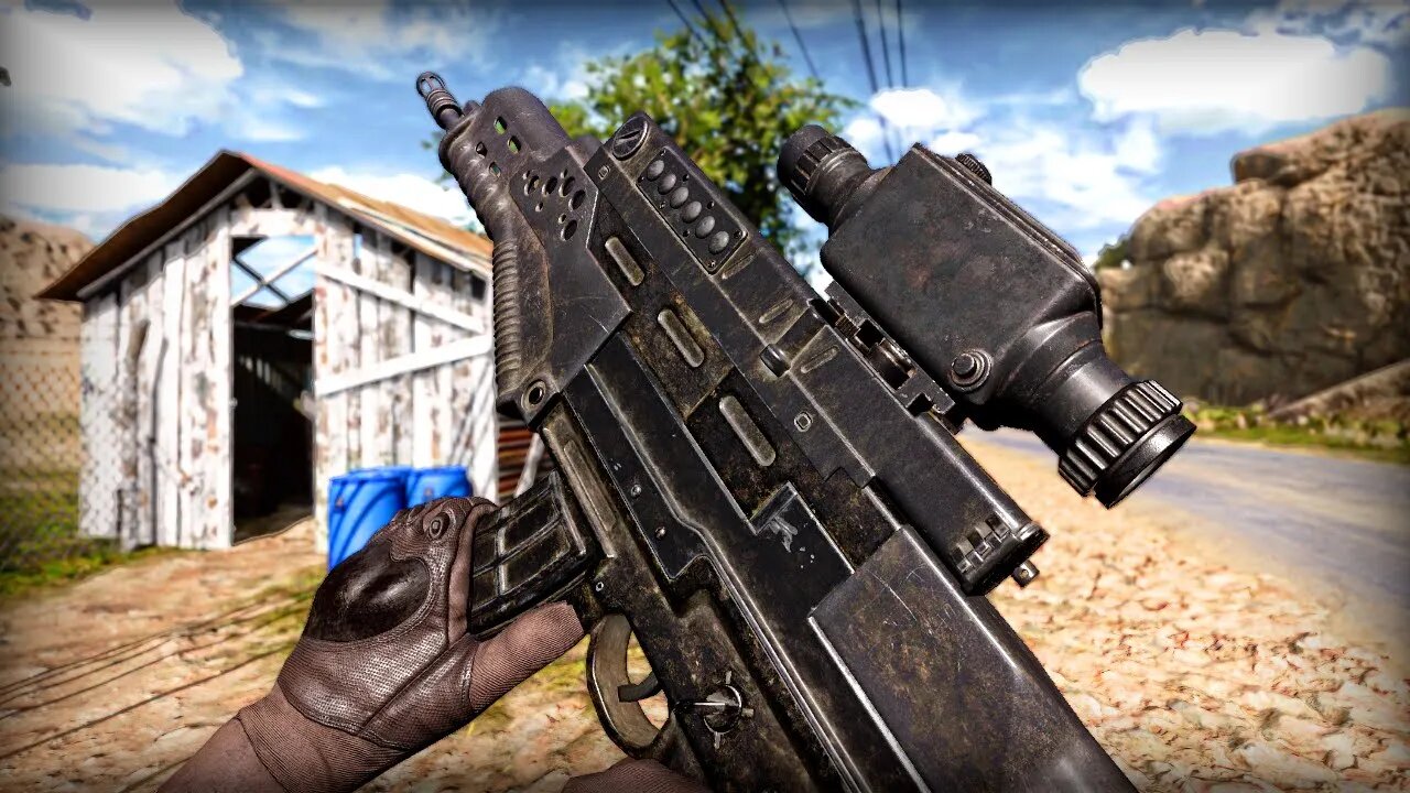 The most hideous rifle you won't see in any other game