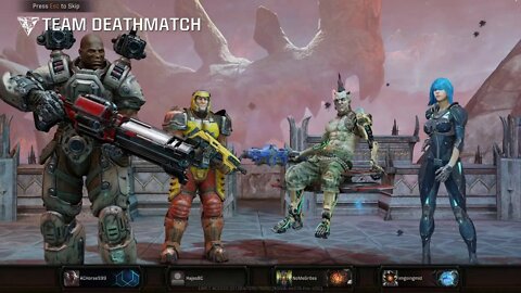 Minha primeira Partida de Quake Champions