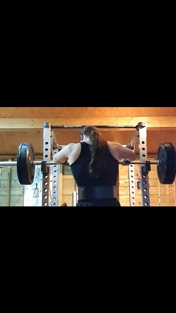 70 Kgs Overhead Press 1RM PR!!