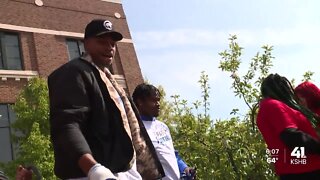 NFL prospects inspire growth in students from Central Middle School in KCPS