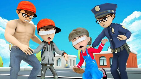 Doll Squid Game's Scamming Beggar Gang - Scary Teacher 3D Police