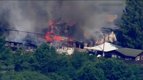 Two alarm fire breaks out at Camp Airy in Thurmont