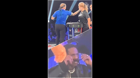 Travis Scott at his first Power Slap competition