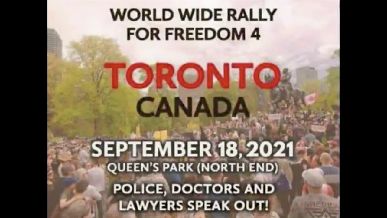 Rocco Galati’s Speech Toronto Worldwide Freedom Rally