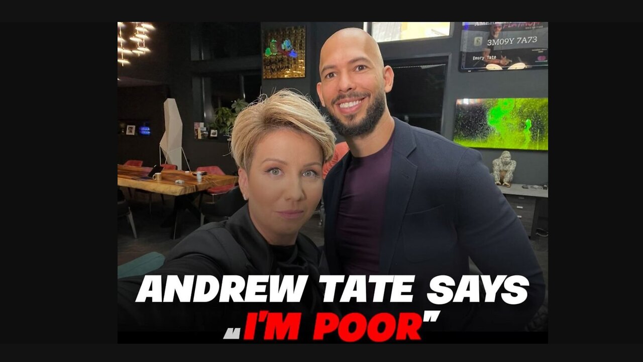 Tate shuts CNN reporter - "I AM POOR" 🤣