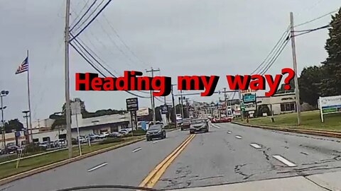 Motorcycle ride to Best Buy for a gopro mount. Almost had a head-on crash. bad drivers, Lancaster PA